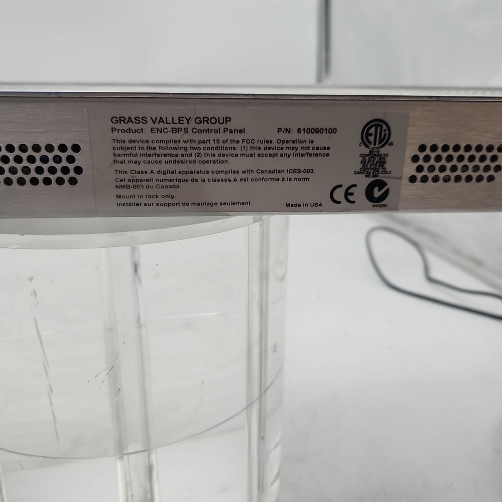 Grass Valley Group ENC-BPS Control Panel - 610090100