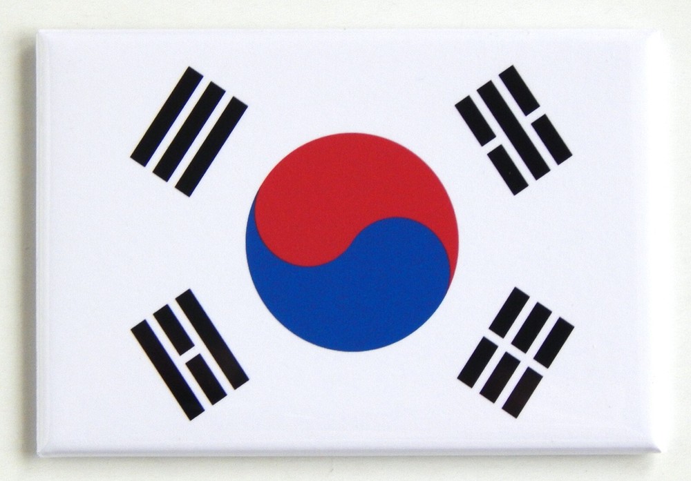 Flag of South Korea FRIDGE MAGNET