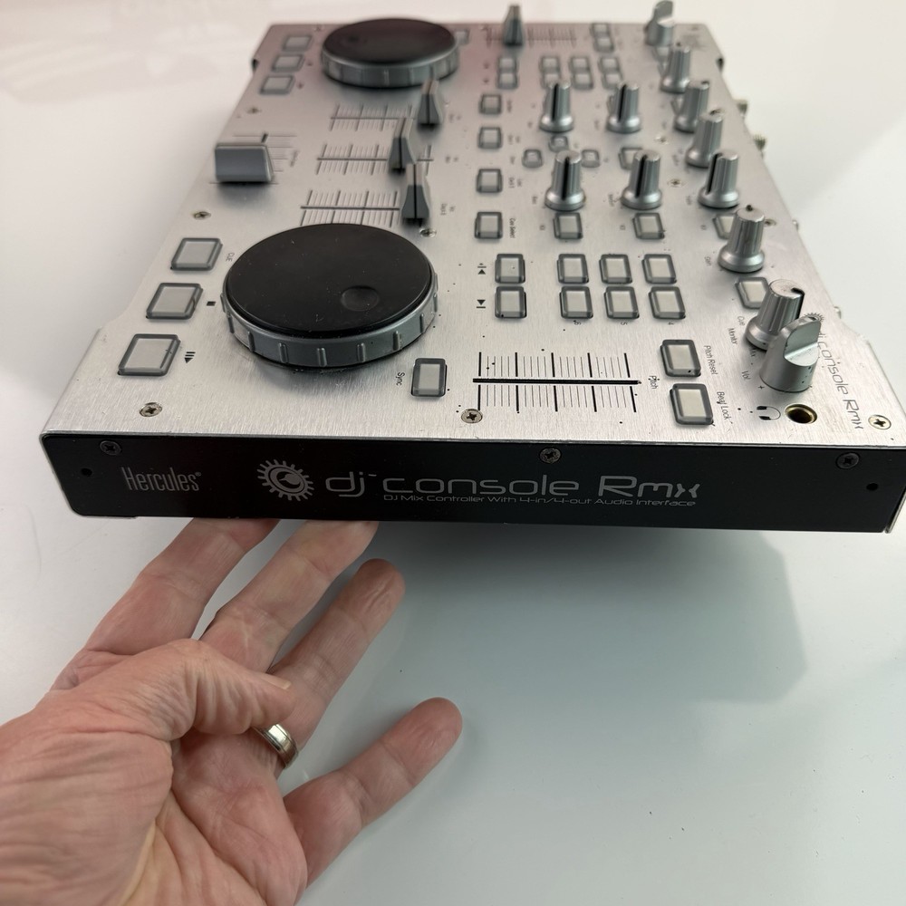 Working Hercules Dj Console Rmx Dj Controller 4-in/4-out Audio Interface