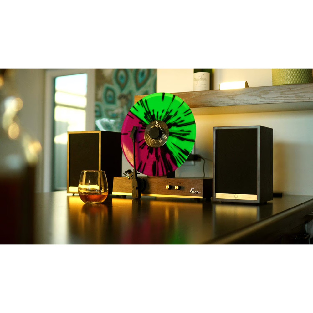 Fuse Audio GLD Vertical Record Player with Speakers