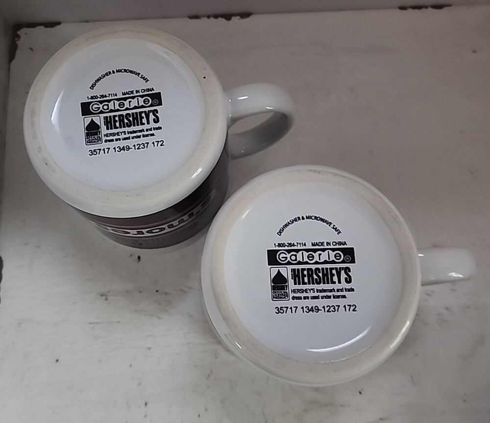 2 Hershey's S'mores Galerie Mugs | Excellent Condition
