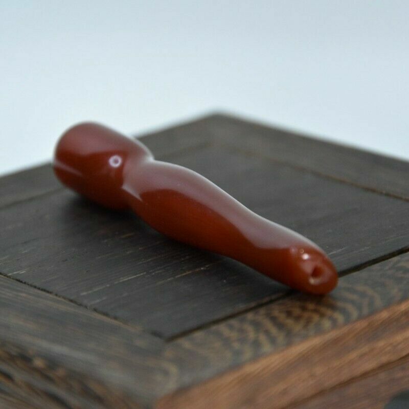 Exquisite Chinese Natural Agate Handmade Cigarette Holder Smoking Tools