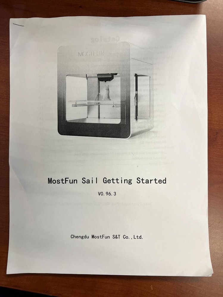 MostFun Sail 3D Printer