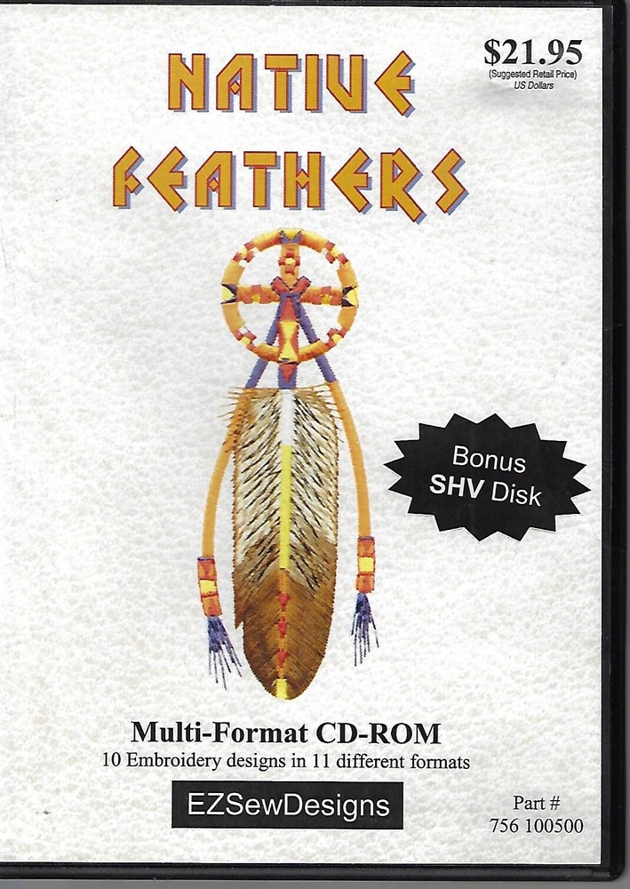 EZSewDesigns - Nature Feathers (CD-ROM)