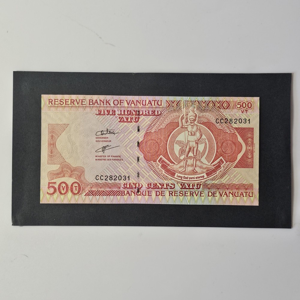 VANUATU 500 VATU ND 1993  Prefix CC P-5b, UNC (Lot #1786)
