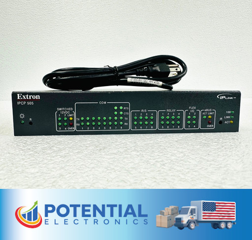 Extron IPCP 505 AV Automation Control Processor RS232 IR IO Ethernet Control 🚚