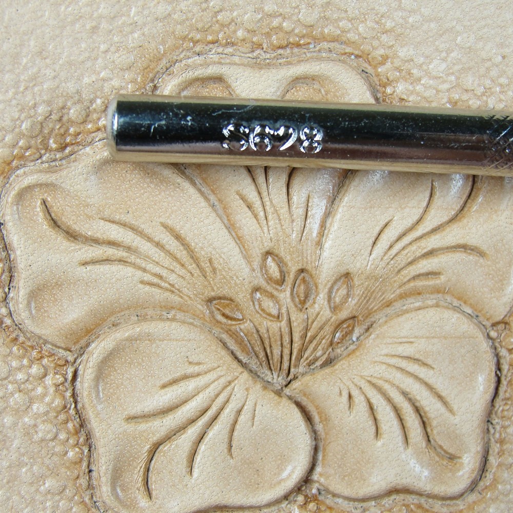 Leather Stamping Tool - #S628 Extra Small Oval Seeder Stamp