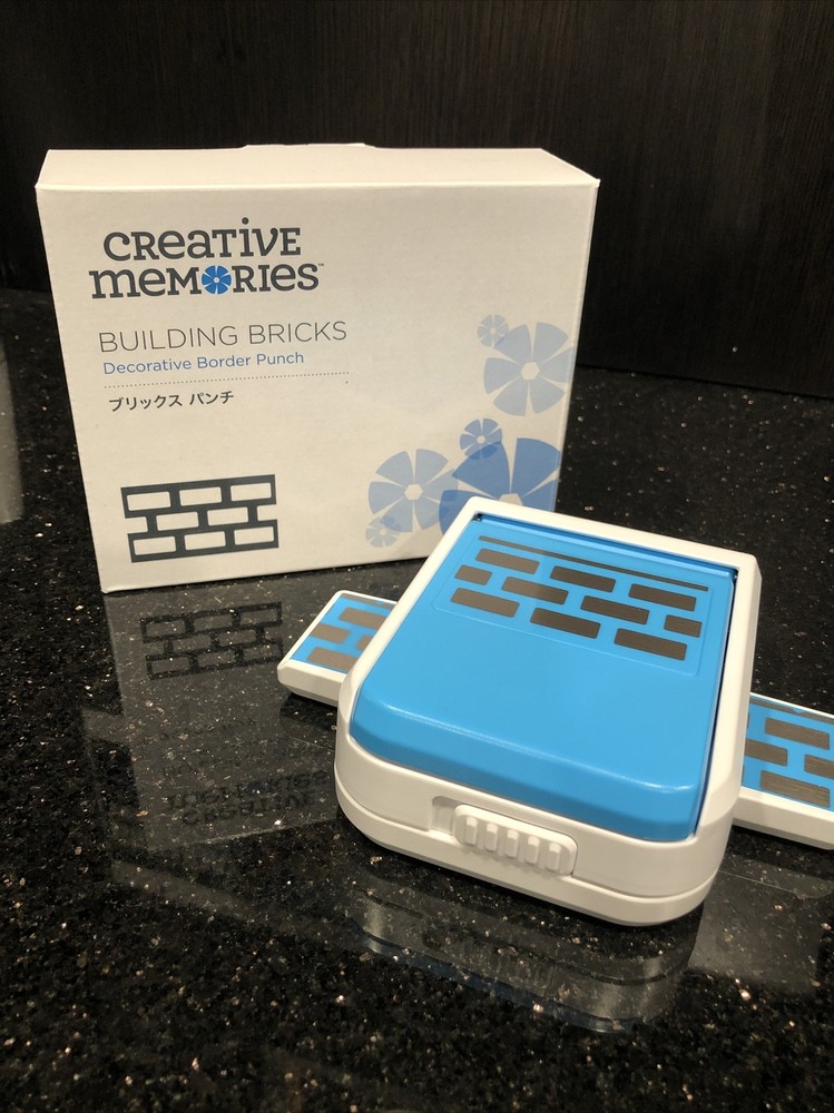Creative Memories Building Bricks Decorative Border Punch Rare Never Released