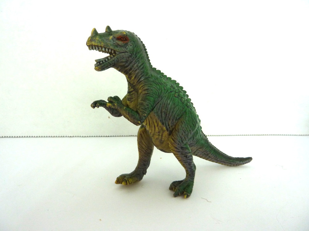 Ceratosaurus  Green Dinosaur Toy 4"