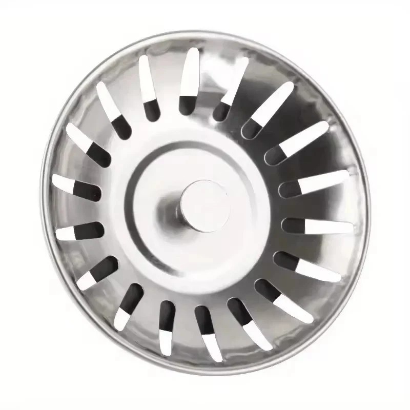 2x Kitchen Sink Strainer Replacement Waste Plug Drainer Basin Drain FilterSteel