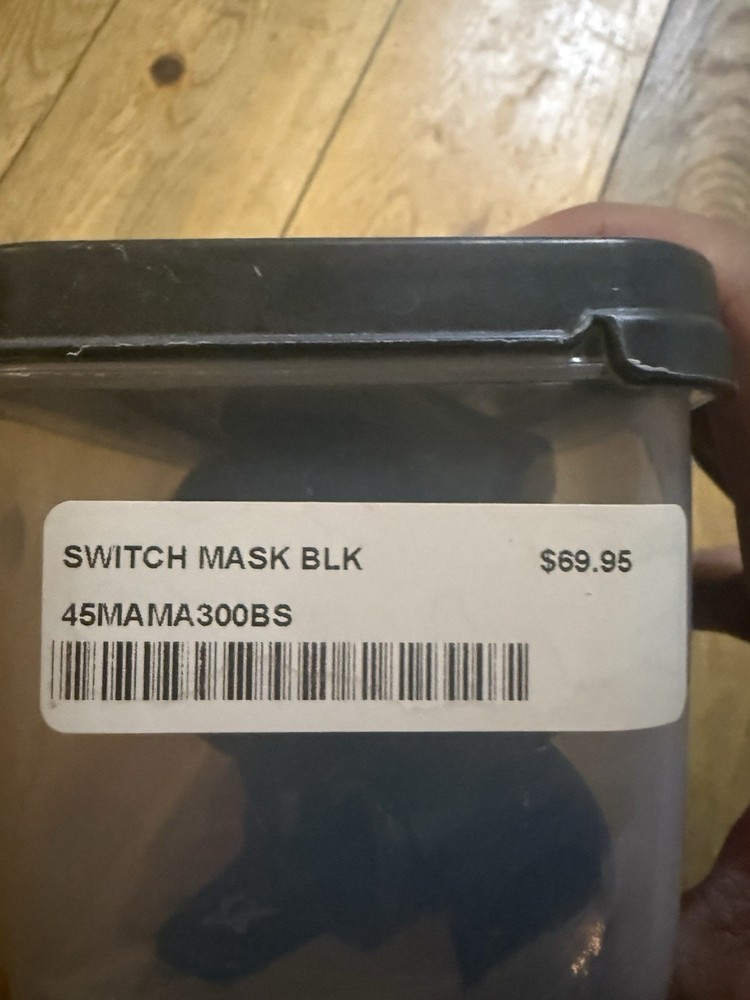 Switch Mask – Black – Interchangeable Lens Dive Mask + Extra Lenses
