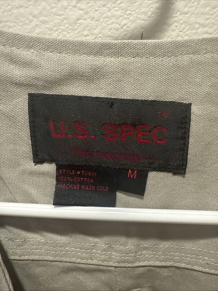 U.S. Spec Tactical Tan Multi Pocket Vest Medium