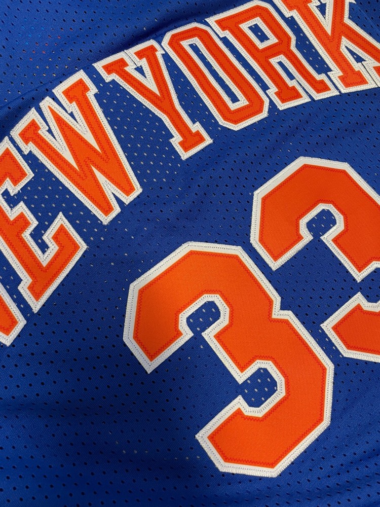 Patrick Ewing #33 Blue jersey Size S-2XL