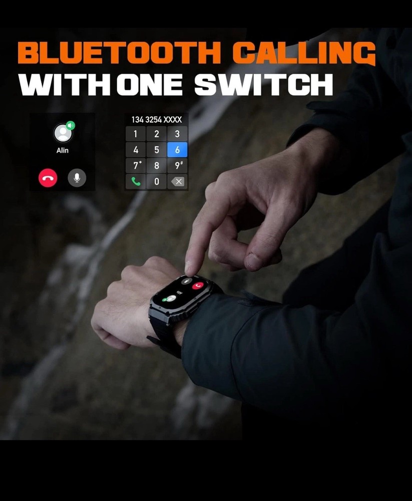 Fitness Smartwatch Call Text Waterproof for Google Pixel 7 Pro Android Iphone