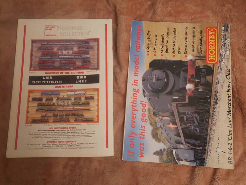 British Railway Modelling magazine x2: Dec 1996, Oct 2000