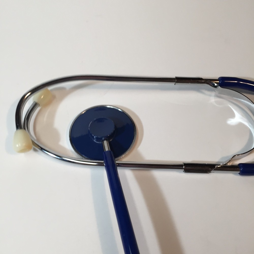 Stethoscopes -(1) ADC, (1) Unmarked- Blue 30" Excellent Condition