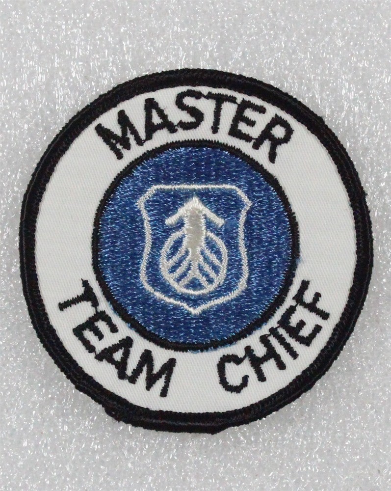 USAF Air Force Patch: Systems Command Master Team Chief