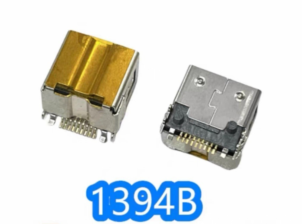10pcs IEEE-1394B Parallel Column 9P Connector Camera Female Base Wire Interface