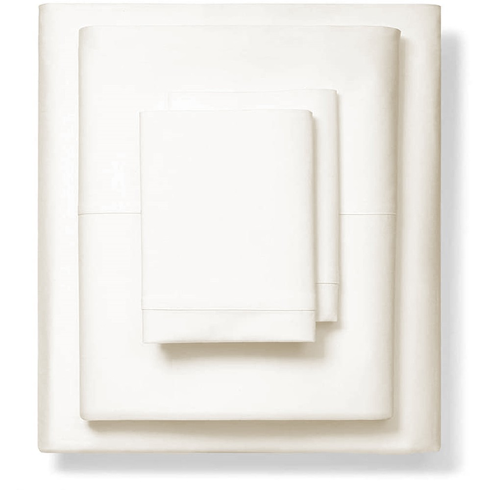 Noble Egyptian Cotton Deep Pocket Bedding Sheets Select Size Ivory Solid