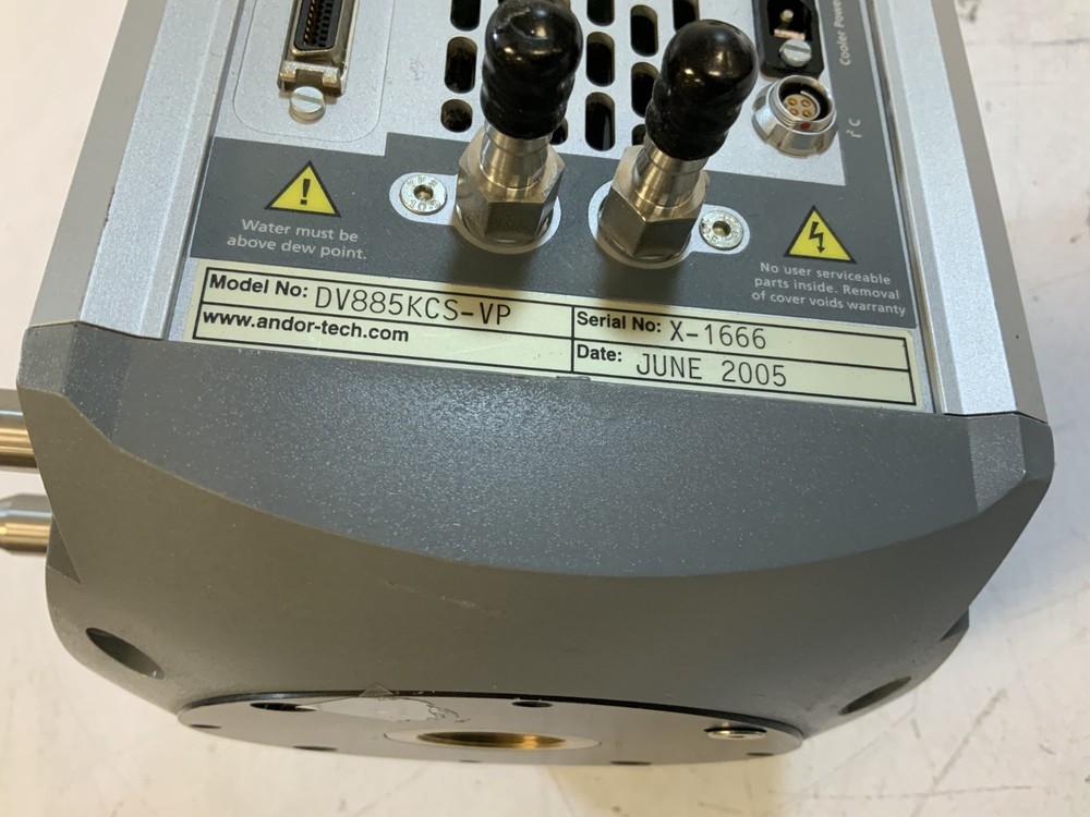 Andor iXon DV885KCS-VP EMCCD Microscope Camera, Silver "L1A"