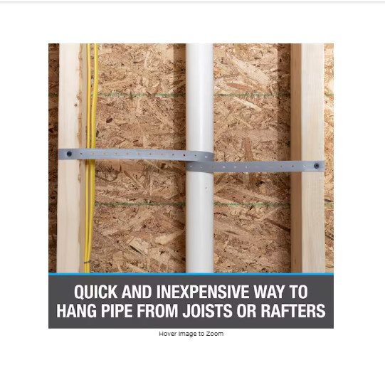 3/4 in. x 25 ft. Plastic Pipe Hanger Strap