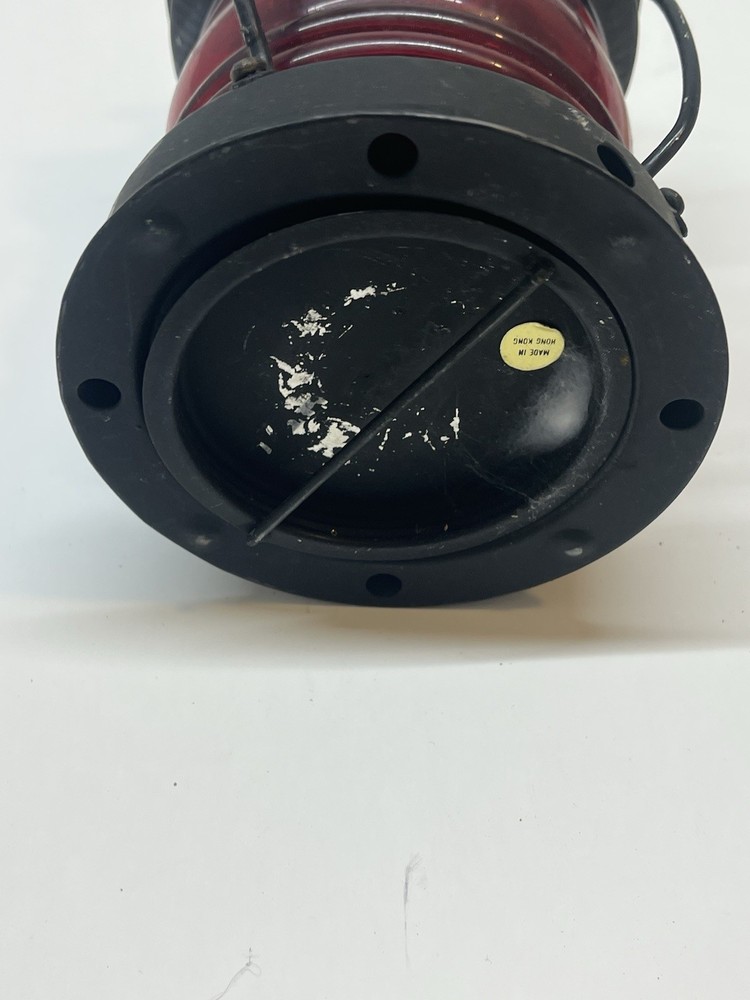 Vintage 6” Lantern Red Preowned