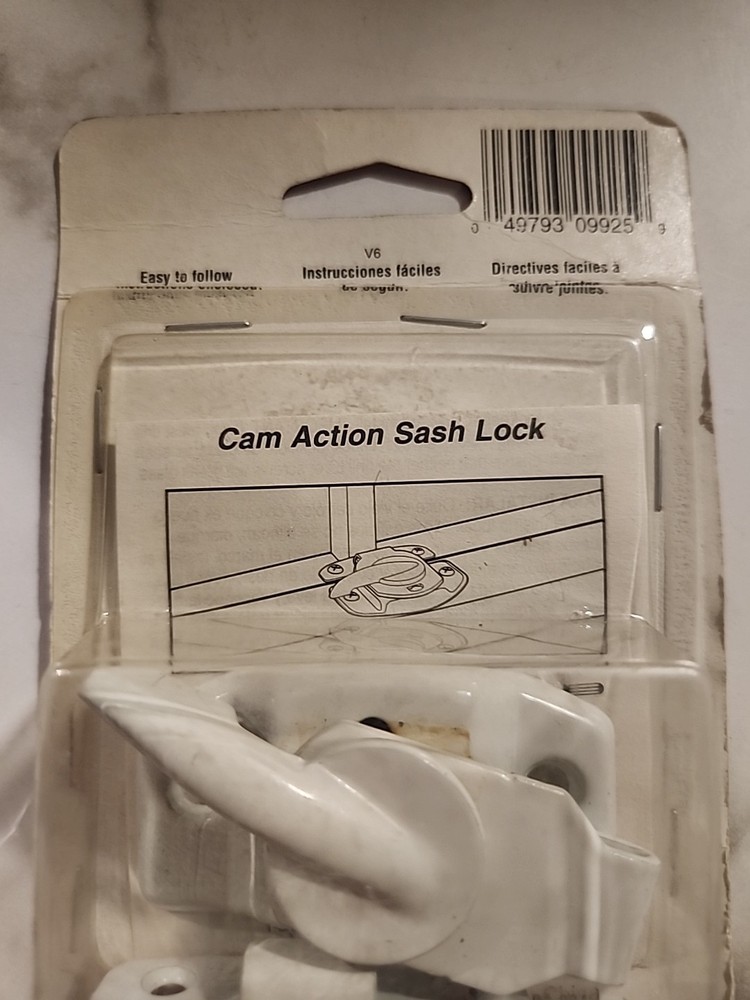 Prime Line Window Sash Lock, White (U-9925)FS
