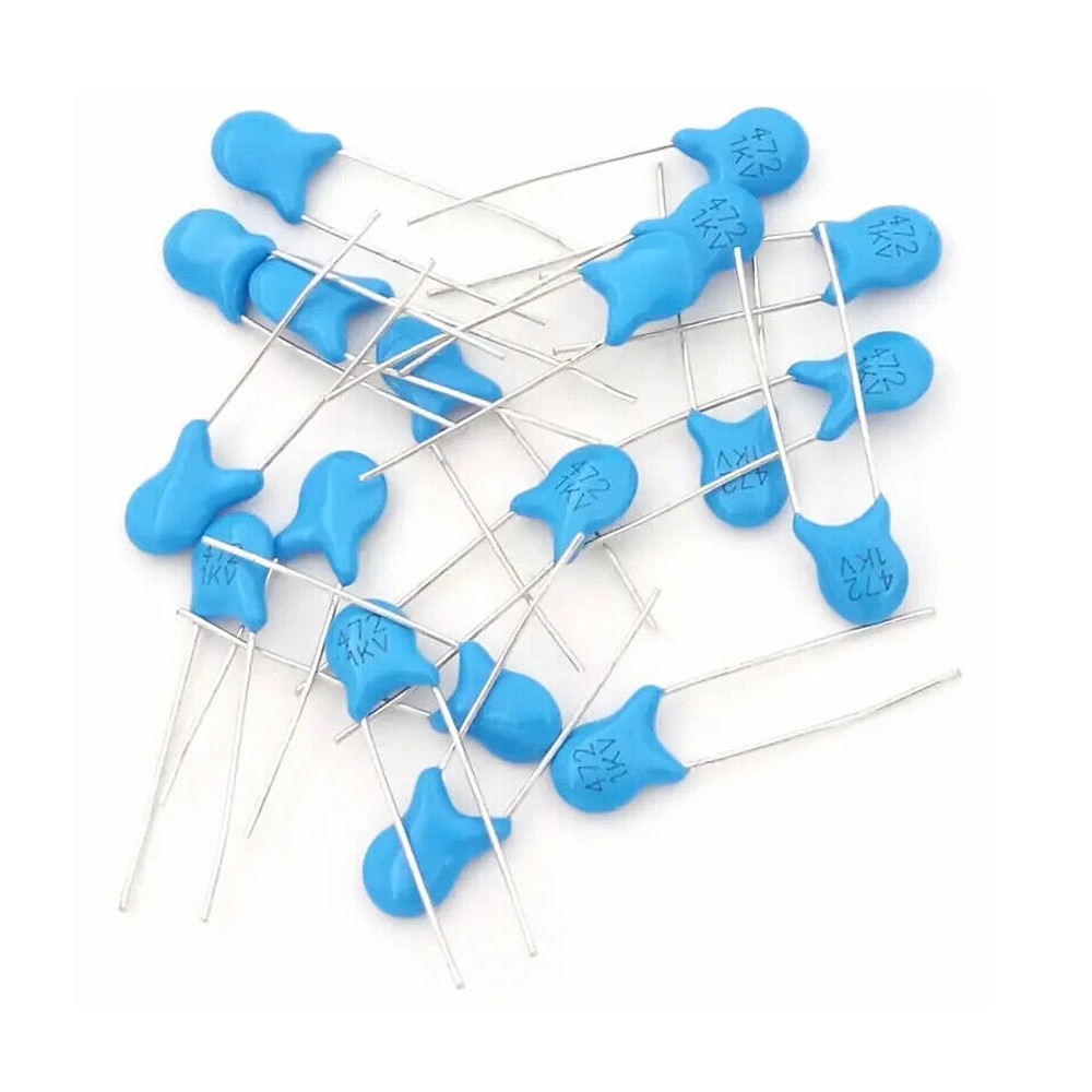 700PCS 1KV 10PF-821PF 24 Values Assorted Kit High-Voltage Ceramic Capacitors Kit