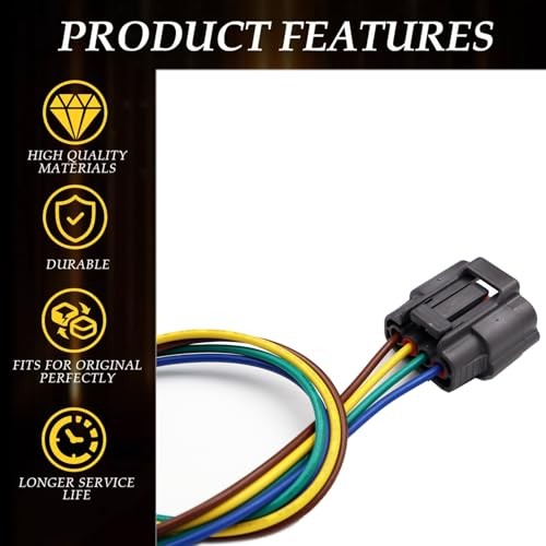 4-Pin TPS Throttle Position Sensor Wire Pigtail 4P Compatible with Mazda FD3S