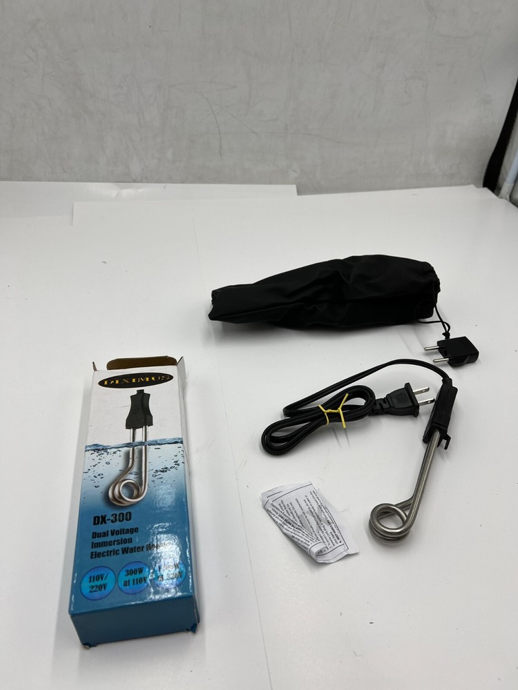 Qty 7 Diximus Electric Water Heater Portable Dual Voltage Immersion DX-300