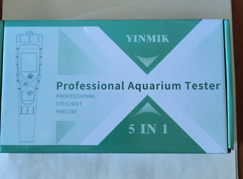 Yinmik  5 In 1 Professional Aquarium Tester.  Includes PH Solutions
