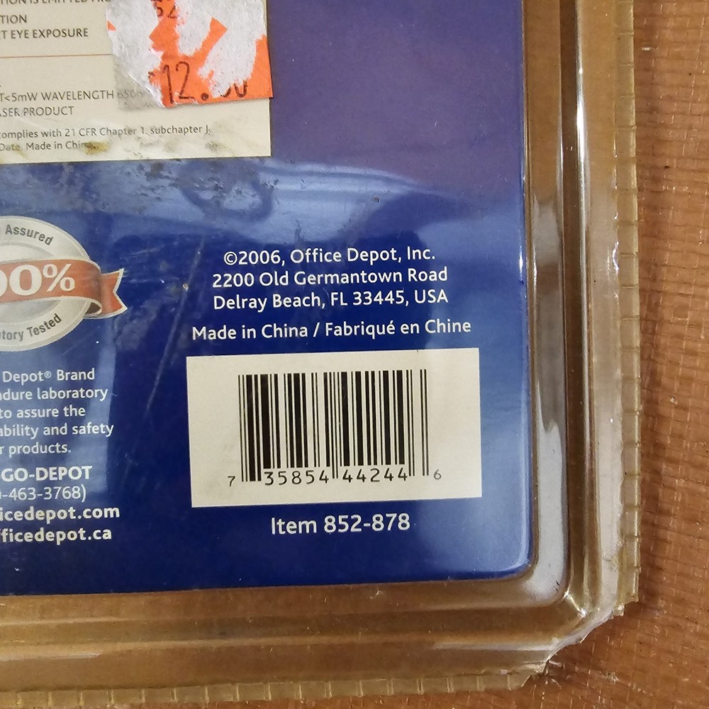 Ativa Remote Wireless Laser Pointer Great For Presentations with Battery READ