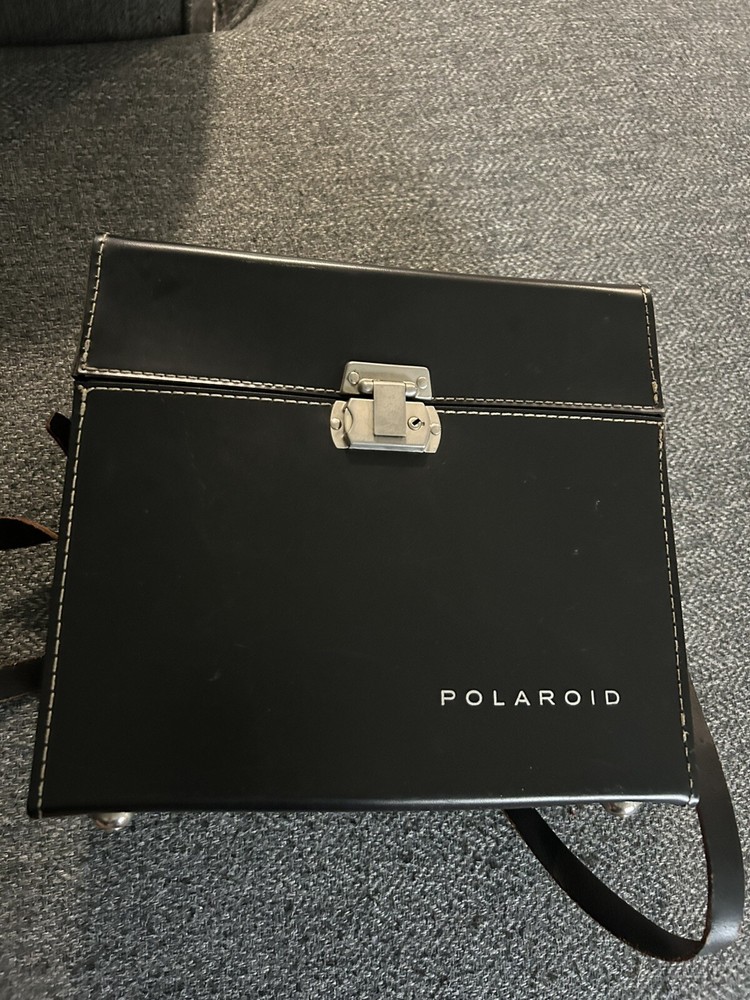 Polaroid Automatic 100 Land Camera - Vintage-With Case, Bulb, Manuals - Untested