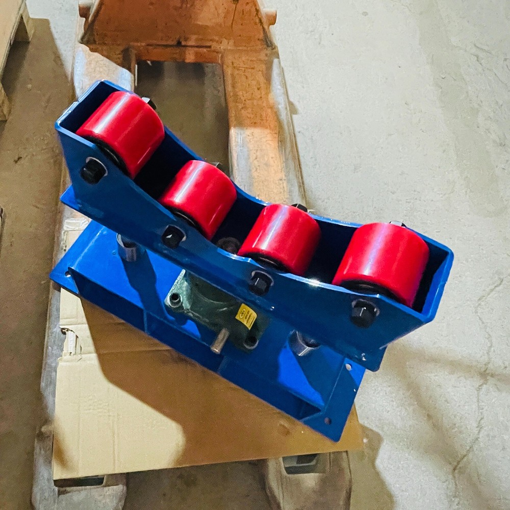 2 PCS 500KG Manual Accurate Rolling Support Frame for Welding Adjustable Height