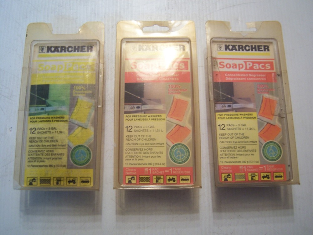 karcher  pressure washer soap pacs