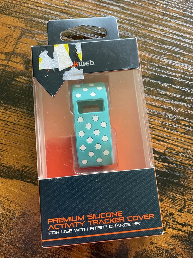 New Silicone Activity Tracker Cover For Use With Fitbit Charge HR Blackweb