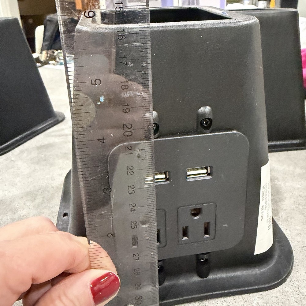 4 - 8" Bed Risers With USB Ports & Outlets