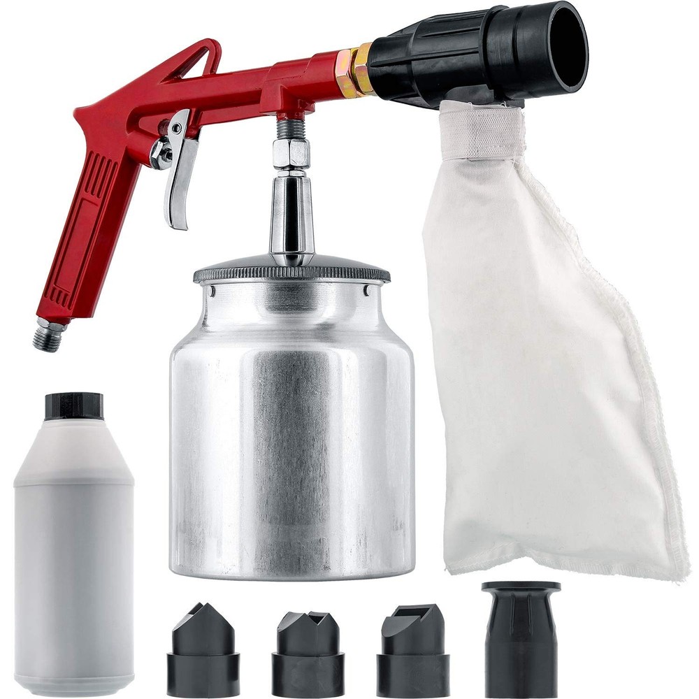 Sand Blaster Gun Kit with Recovery System, Air Compressor Sandblaster Tool, A...
