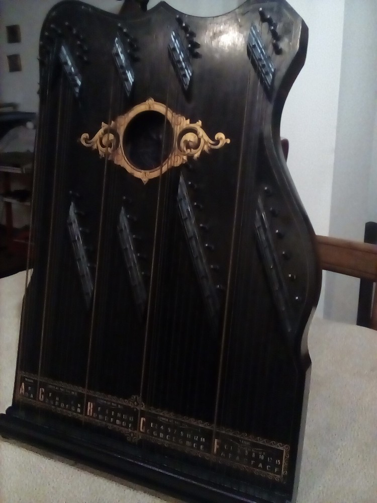 ANTIQUE TABLE HARP