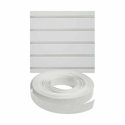 Vinyl Inserts Slatwall White Panel Shelving Display 390 ft Decorative