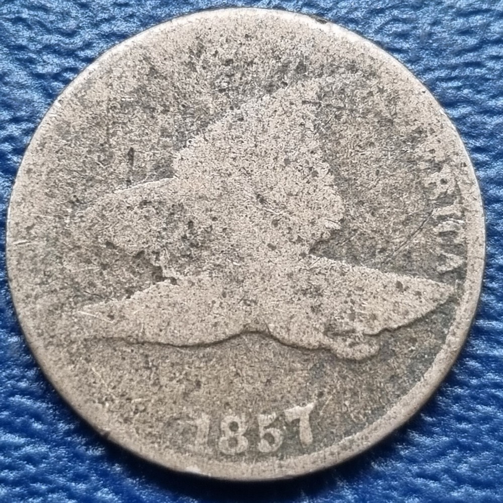 1857 Flying Eagle Cent 1c Circulated #72915