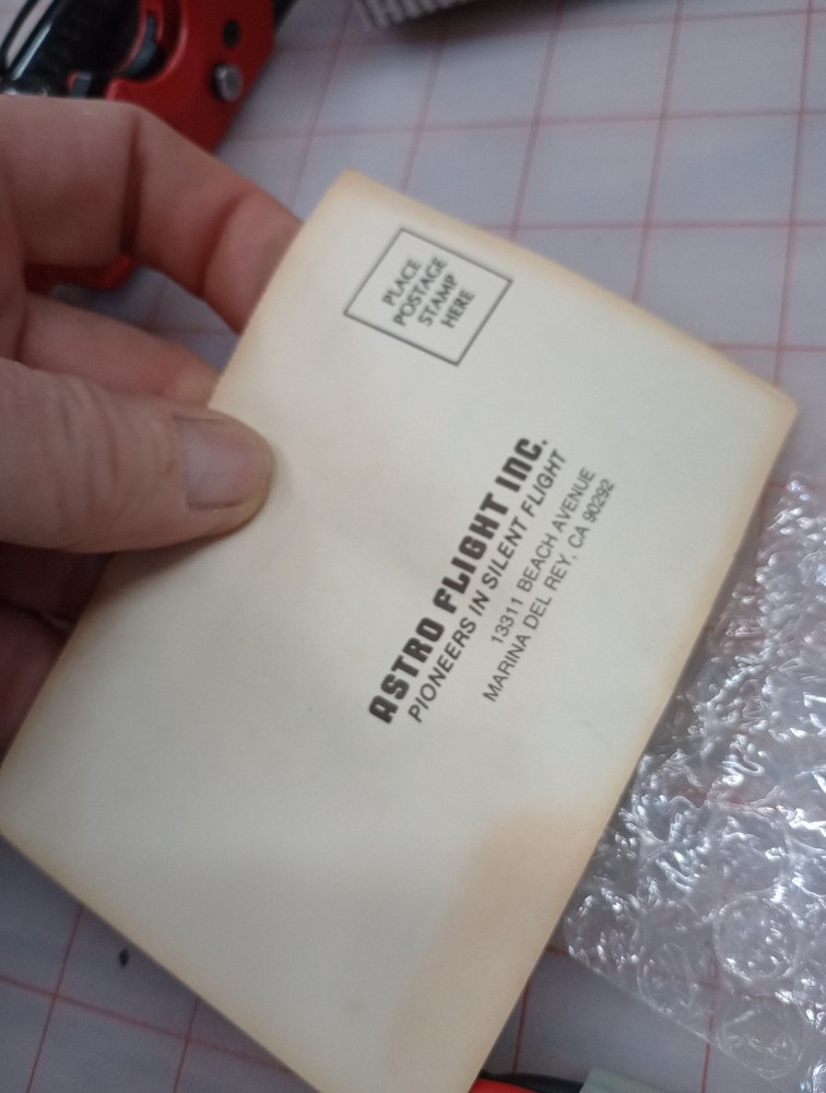 Astro Flight Model 205 Electronic Speed Controller Vintage Brushed