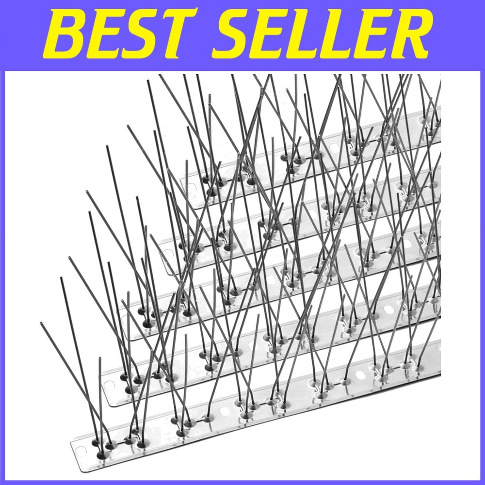Stainless Steel Bird Spikes Kit - Durable & Humane