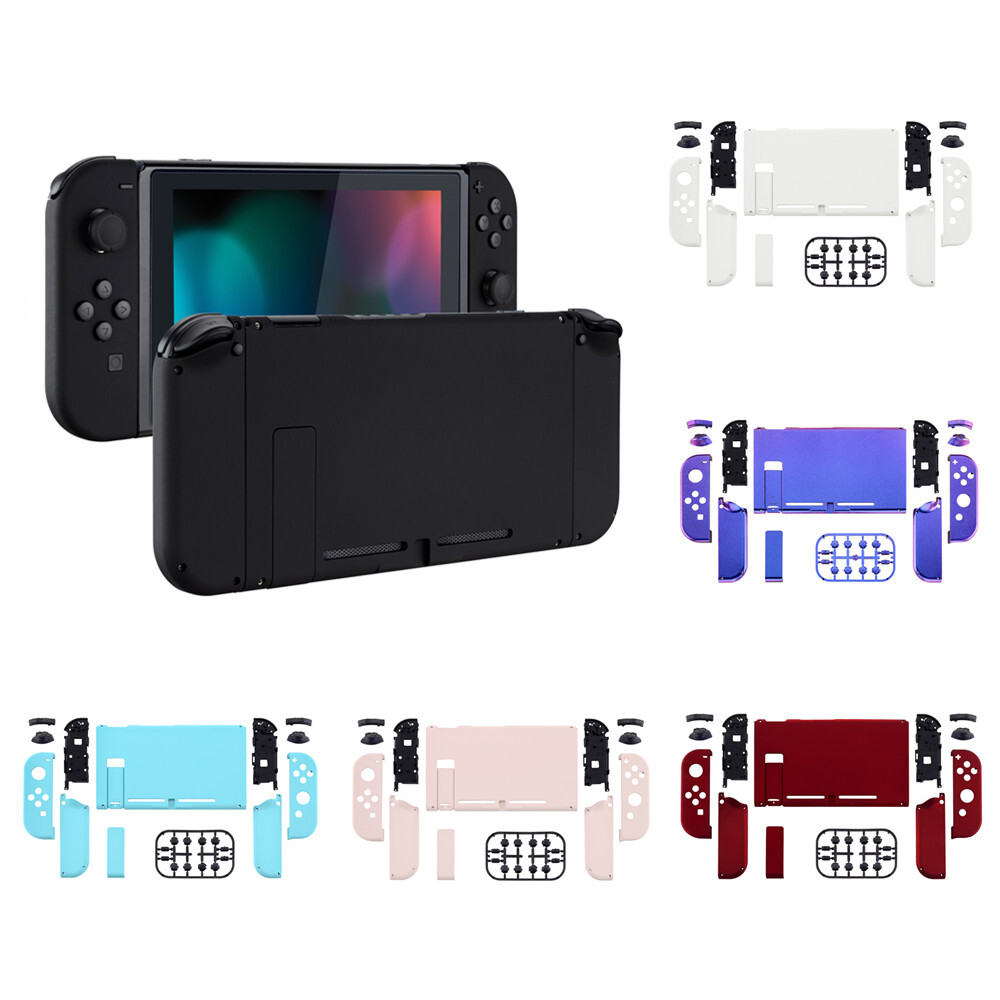 Console Back Plate Joy con Housing Shell Buttons Replacement for Nintendo Switch