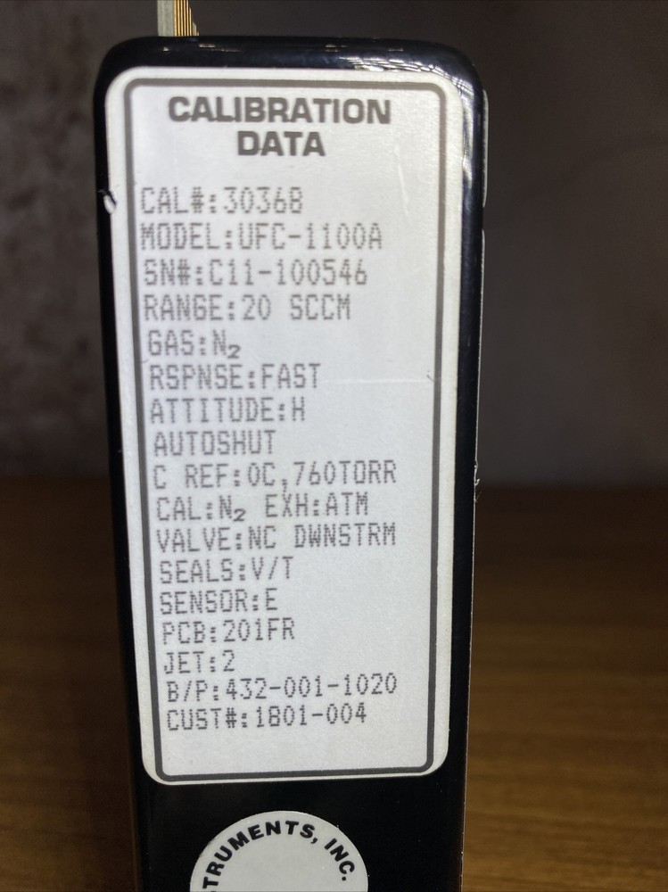 Unit UFC-1100A Mass Flow Controller MFC, N2, 5 SLM E1