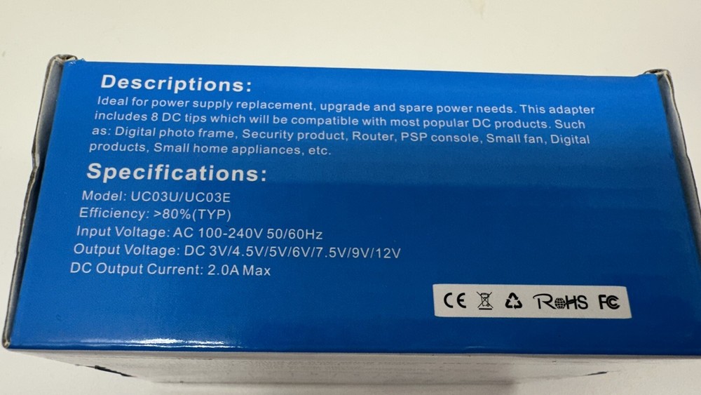 Soul Bay 24 W Universal AC Adapter
