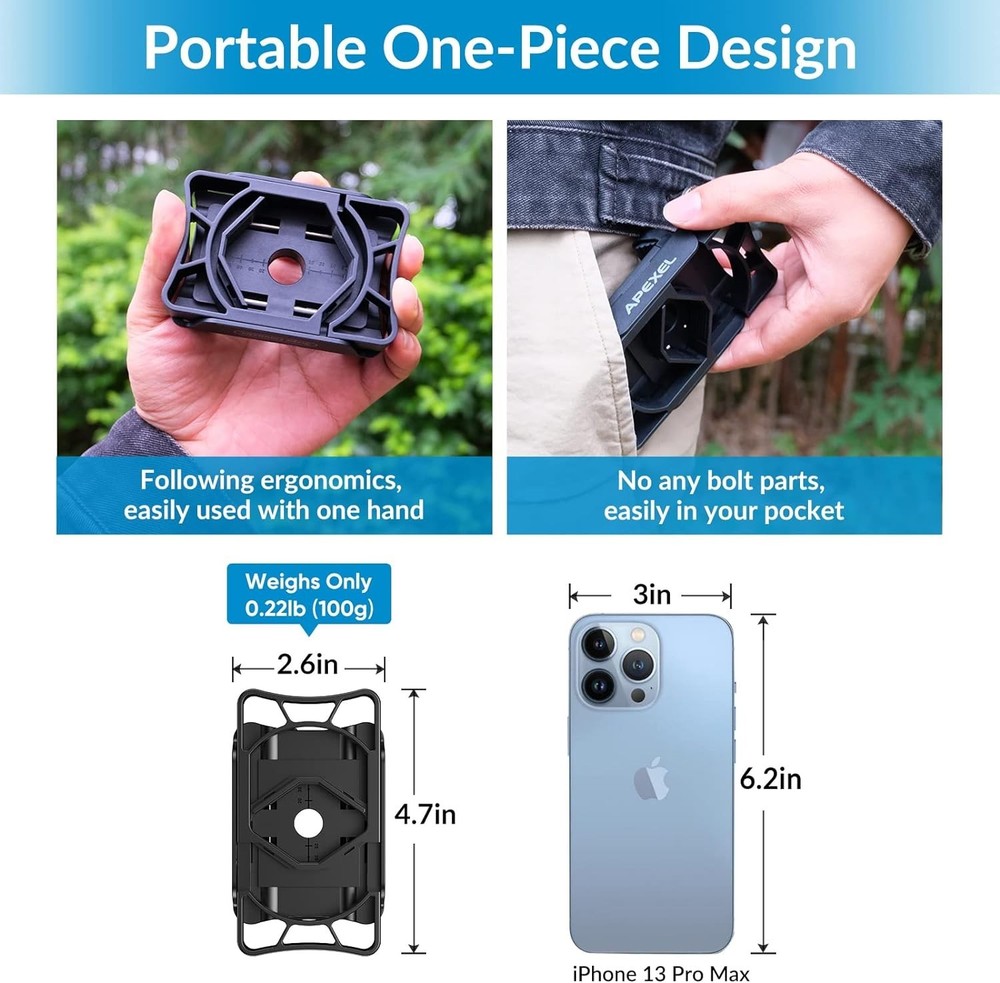 Universal Smartphone Binocular Adapter with Quick Install and Remote Control