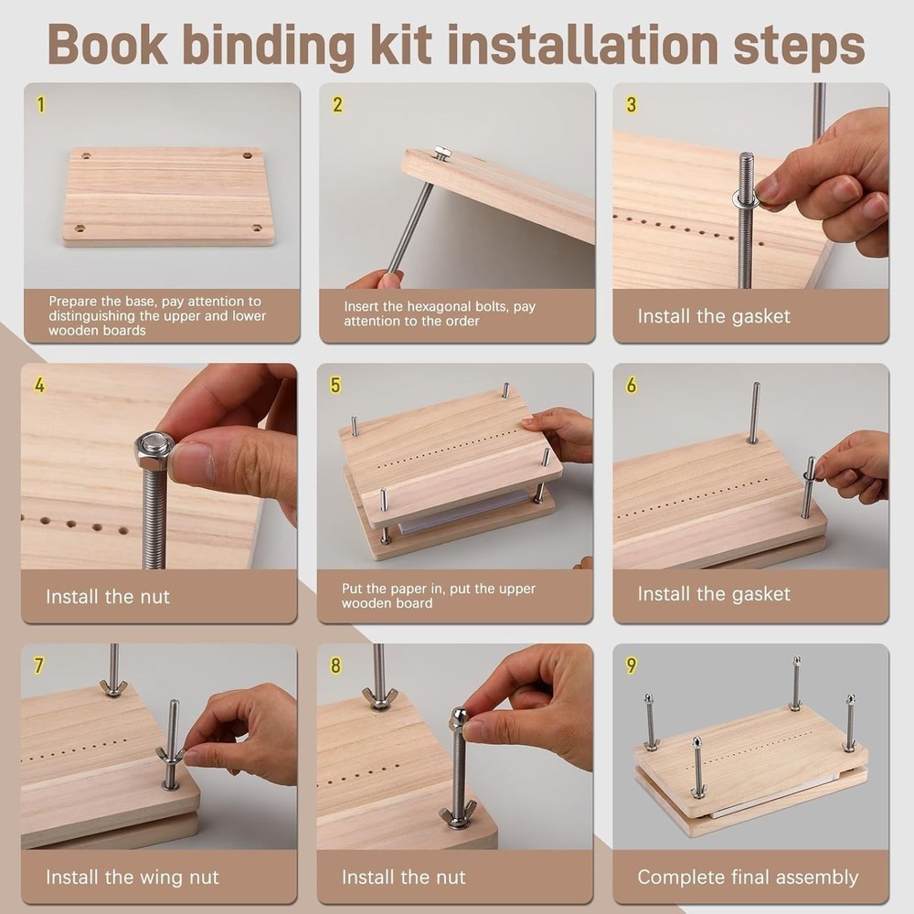 Book Press, Bookbinding Press, Book Binding Kits, Book Binding Materials, Bookbi