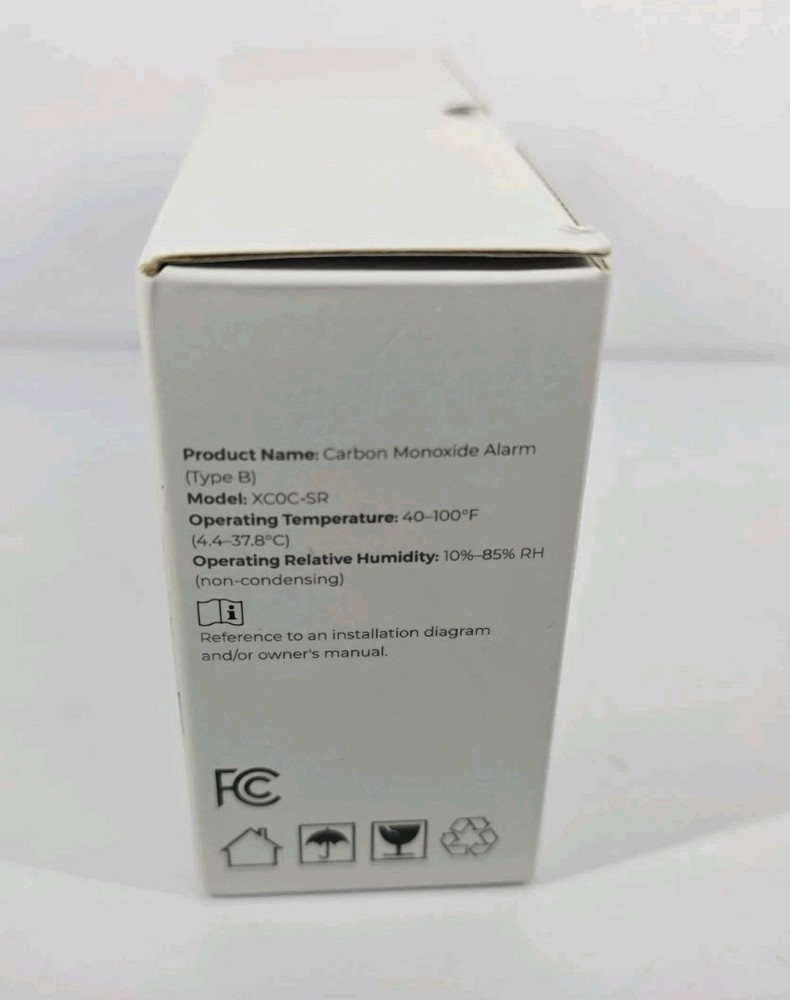 X-Sense Carbon Monoxide Detector, Replaceable Battery Powered CO Alarm Open Box