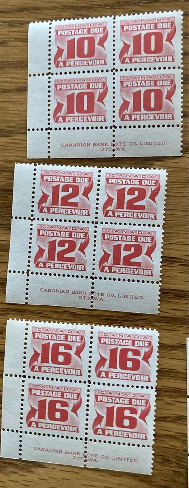 Canadian Stamps-Misc. Postage Due-unhinged